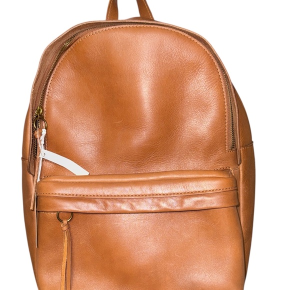 Madewell Lorimer Leather Backpack – English Saddle Brown - Picture 1 of 5